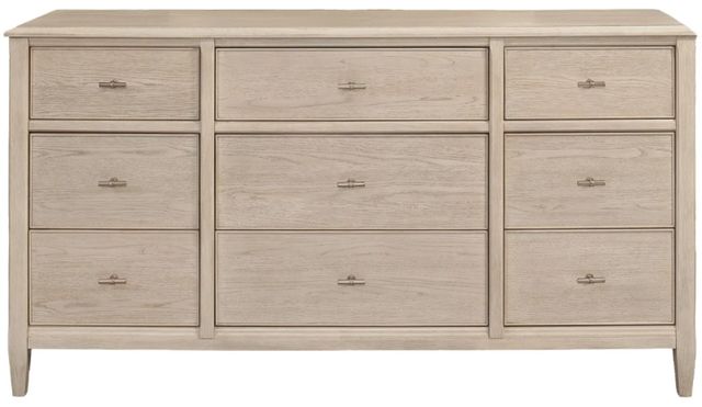 Riverside Furniture Carmella Pebble Oak 9-Drawer Dresser-2