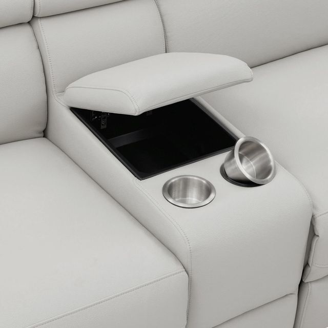 Coaster® Beryl Light Grey 4-Piece Power Sectional-4