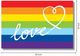 Classy Living Vibrant Love Rainbow Wall Art-2