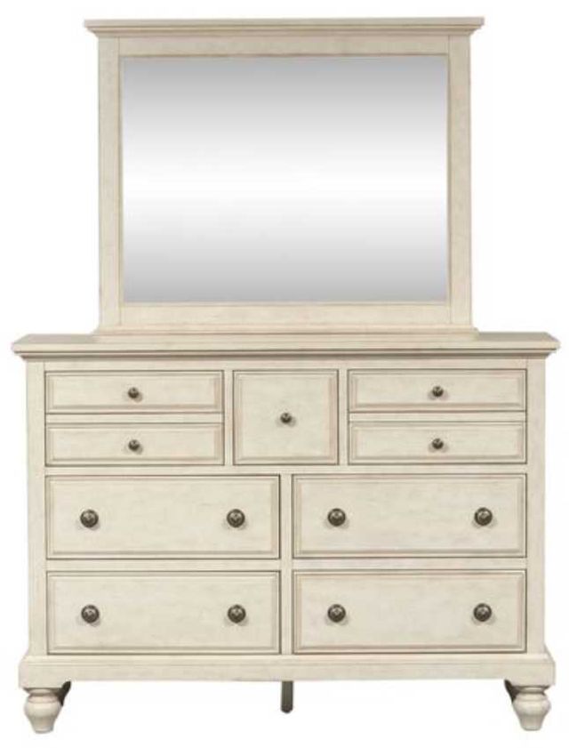 Liberty Furniture High Country 4-Piece Antique White Queen Panel Bedroom Set-2
