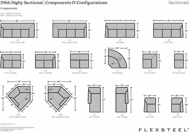 Flexsteel® Digby Sectional-3