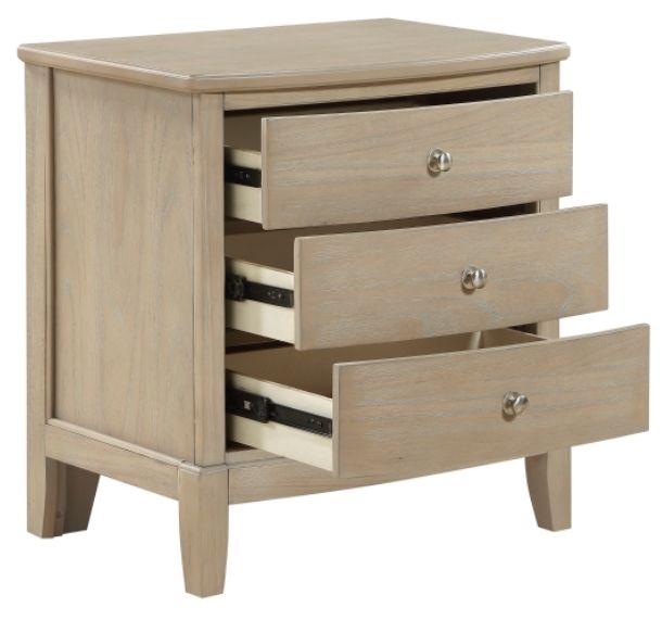 Homelegance® Cotterill Beige Nightstand-4