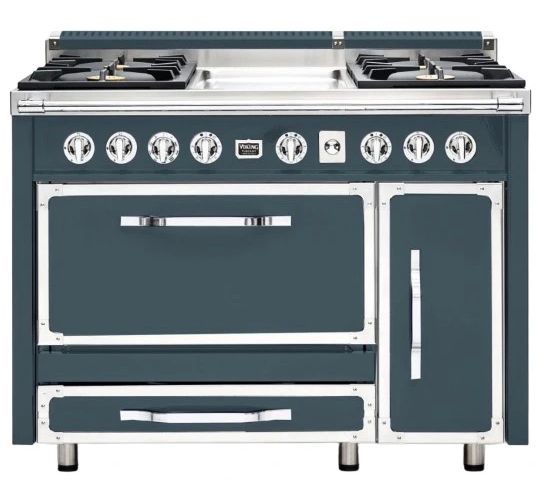 Viking® Tuscany 48" Squall Pro Style Dual Fuel Range with 2 Induction-0