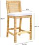 TOV Furniture Amara Natural Woven Rattan Counter Stool-2