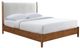 Furniture of America® Thusis Beige/Walnut Eastern King Panel Bed-0