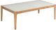 ACME Furniture Gwynn Frosted Glass Top Coffee Table with Natural Base-0