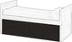 Crate Designs™ Furniture Espresso Finish Underbed Unit-0