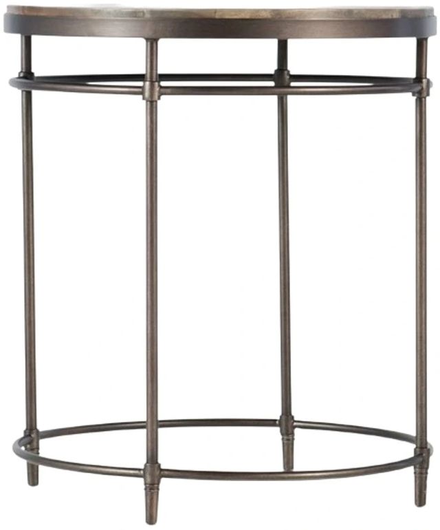 Hooker® Furniture St. Armand Light Wood End Table with Bronze Base-0