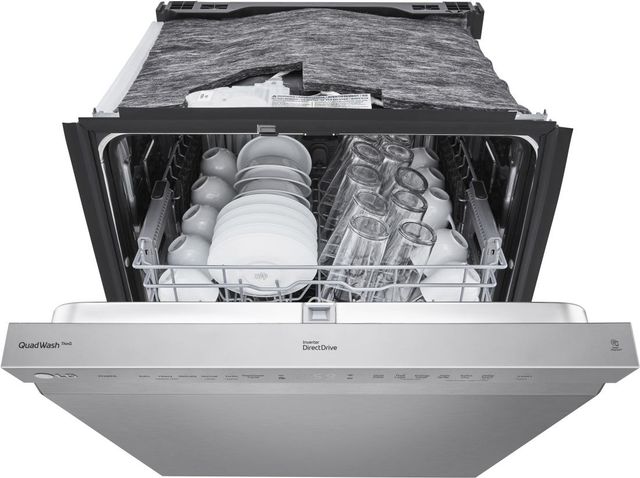 LG 24" Stainless Steel Smart Wi-Fi Enabled Built In Dishwasher with QuadWash™-2