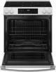 GE® 500 Series 30" White Slide-In Electric Range-1