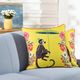 Stylecraft Dann Foley Lifestyle Yellow 24" Designer Pillow-1