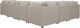 Signature Design by Ashley® Kellway 7-Piece Bisque L-Shape Sectional-1