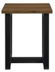 Mazin Furniture Tegan 3-Piece Black/Walnut Occasional Table Set-4