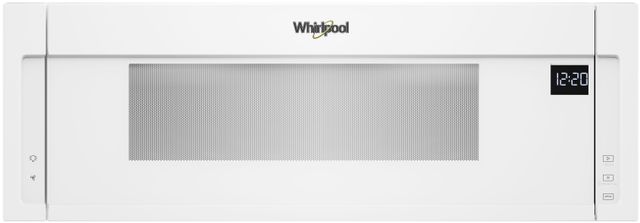 Whirlpool® 1.1 Cu. Ft. White Over The Range Microwave