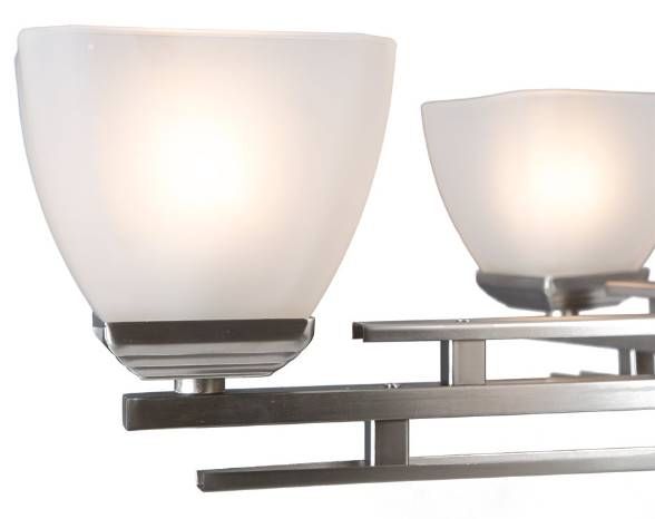 YHD Half Dome Satin Nickel 5-Light Chandelier-2