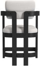Elements International Portland Black/White Counter Stool-5