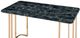 Furniture of America® Delphine Black/Gold Desk-2