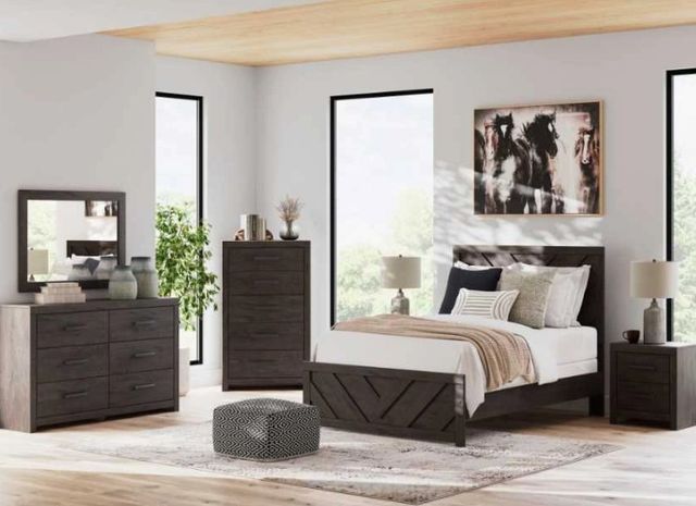 Prendonea Charcoal Bedroom Set-0