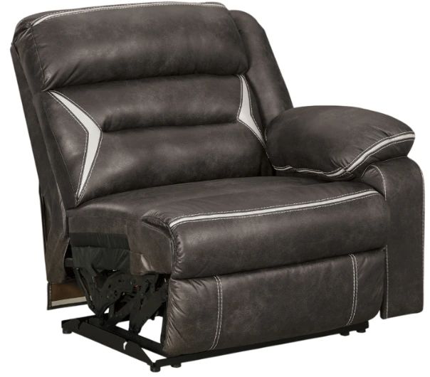 Signature Design by Ashley® Kincord 2-Piece Midnight Power Reclining Sectional Loveseat-1