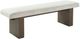 Modus Furniture Oakland Beige/Brunette Dining Bench-0