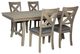 Signature Design by Ashley® Aldwin 5-Piece Gray Dining Set-0