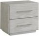 Modus Furniture Destination Cotton Gray Nightstand-0