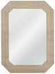 Bassett Mirror Shashi Natural Raffia Wall Mirror-0