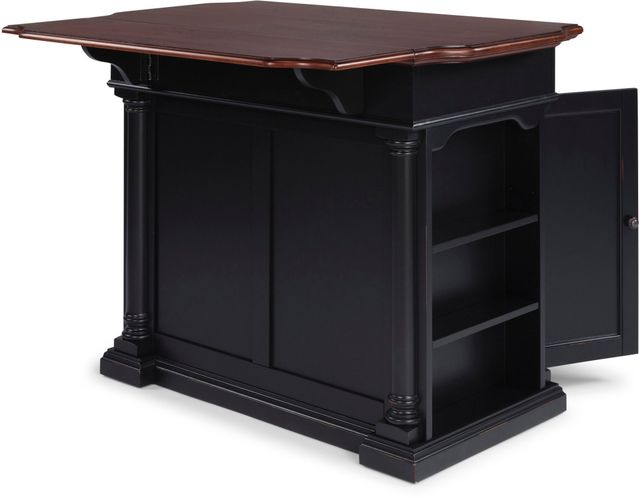 homestyles® Beacon Hill Black/Aged Cherry Kitchen Island-3