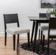 Powell® Cosgrove Black/Light Gray Upholstered Side Chair-1