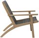 New Classic® Home Furnishings Radius Gray Acacia/Wicker Outdoor Patio Side Chair-3
