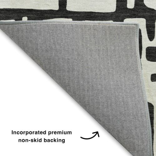 Dalyn™ Rug Company The Reserve TR1 Black 5'x8' Area Rug-2