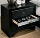 Furniture of America® Chrissy Black Nightstand-1