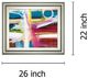 Classy Living St. Germain Color Blind 22" Wall Art-2