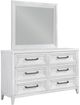 Coaster® Marielle 5-Piece Distressed White Queen Panel Bedroom Set-2