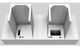 Vent-A-Hood® 54" White Contemporary Wall Mounted Range Hood-2
