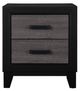 Global Furniture USA Lisbon 4-Piece Black/Gray 84" Twin Bedroom Set-4