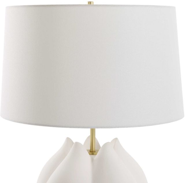 Uttermost® In Bloom White Table Lamp-4
