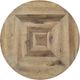 Hooker® Furniture St. Armand Light Wood End Table with Bronze Base-2