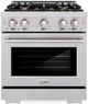 ZLINE Select 30" Stainless Steel Pro Style Dual Fuel Range-0