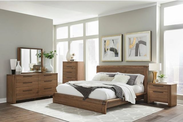Modus Furniture Totes English Walnut 2-Drawer Nightstand-1