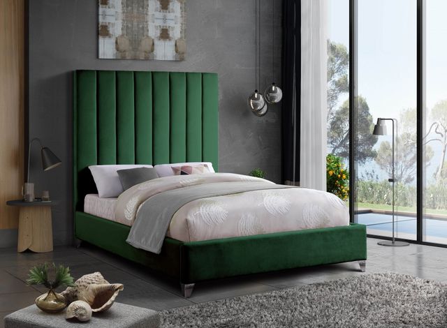 Meridian Furniture Via Green Full Bed-3