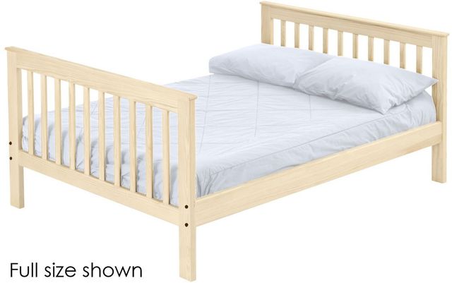 Crate Designs™ Furniture Unfinished Queen Tall Mission Lower Bunk Bed-0