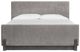 Magnussen Home® Kinsley Black Heron/Oslo Pewter Queen Upholstered Panel Bed-1
