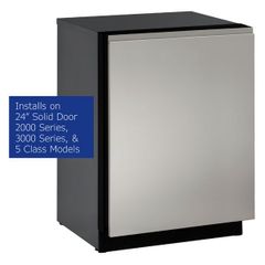 U-Line® Stainless Steel Handless Solid Panel 