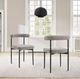 Armen Living Shannon 2-Piece Thundercloud Gray Dining Chair Set-1