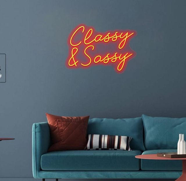 Classy Living Enlightened Classy & Sassy Neon Sign-1