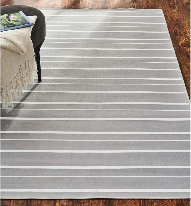 Renwil® Caymen Cool Grey/White 12' Outdoor Rug-2