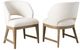 Legacy Classic Melrose Cloud White/Dessert Oak Upholstered Arm Chair-0