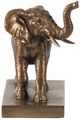 A & B Home Copper Elephant Bookends-2
