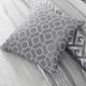 Olliix by Madison Park Grey Queen Bennett 7 Piece Comforter Set-5